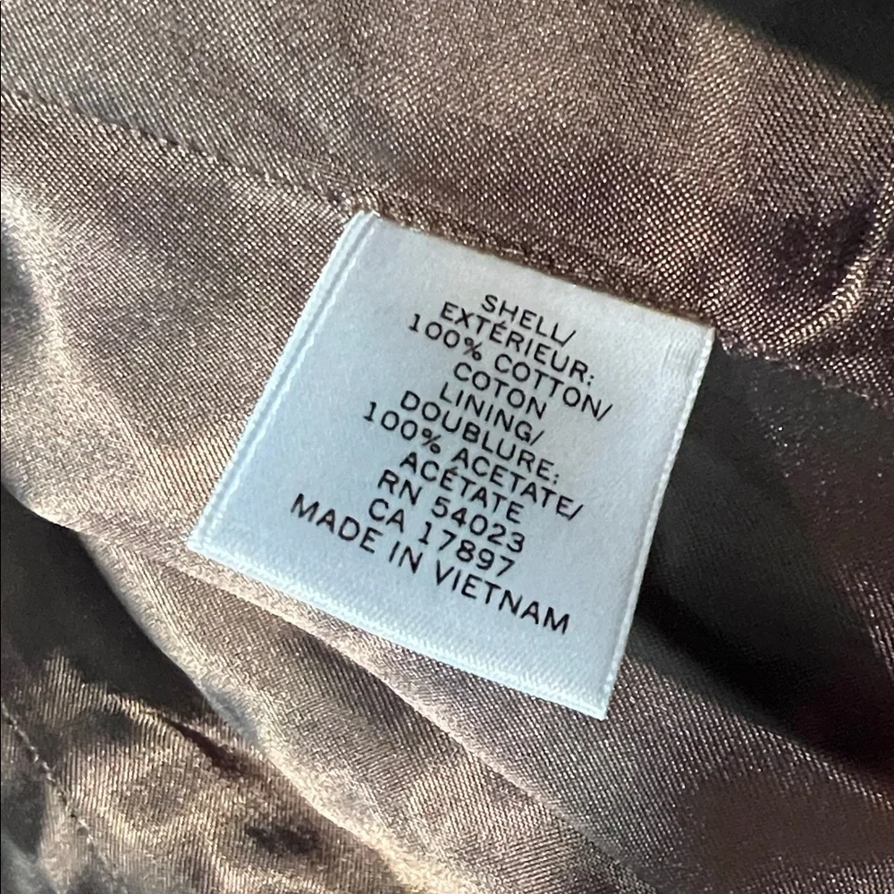 Banana Republic Factory Brown Velvet Blazer Womens Size 0 - Picture 8 of 14